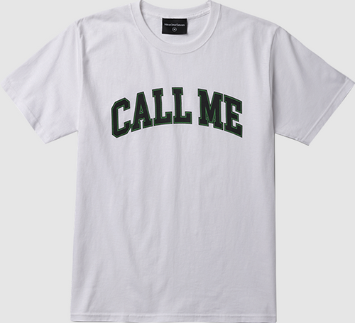 Call Me Logo TShirt White XL
