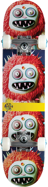 PUSH FROSTY SKATEBOARD COMPLETE-6.5 RED/BLUE