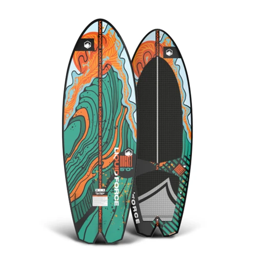 Liquid Force Rocket Wakesurf 2026 Orange Aqua 4'8"