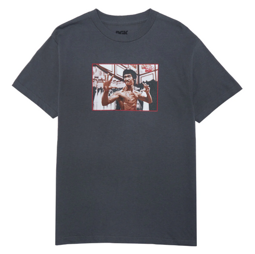 DGK x Bruce Lee Tshirt Charcoal Medium