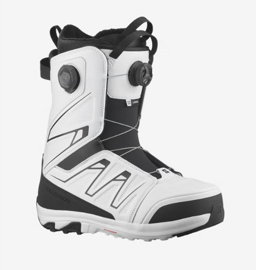 Salomon Launch BOA SJ Snowboard Boots 2026 Black White 9.5