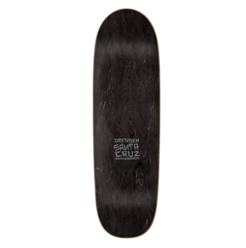 Santa Cruz Dressen Skull Rose Deck Grey 9.25x31.95