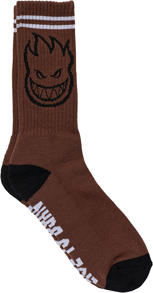 SPITFIRE BIGHEAD CREW SOCK DK.RED/BLK/WHT