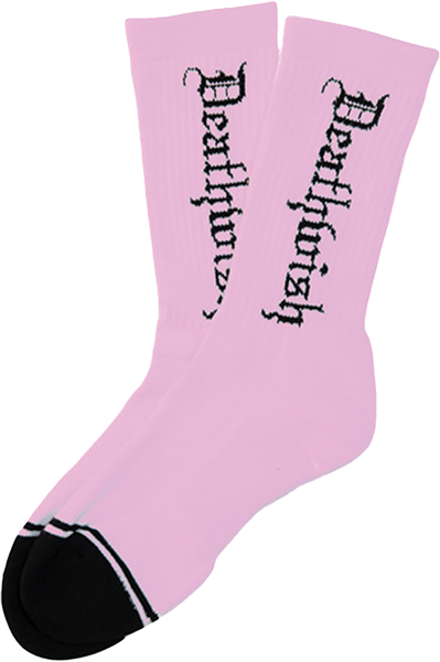 DEATHWISH DEATH CREW SOCKS PINK