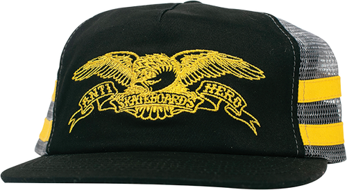 ANTI HERO BASIC EAGLE HAT ADJ-BLK/CHARCOAL/YEL