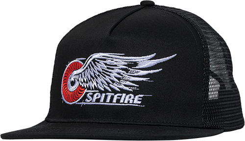 SPITFIRE CLASSIC WING HAT ADJ-BLACK/RED/WHITE