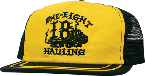 ANTI HERO ONE EIGHT HAULING HAT ADJ-BLK/YEL