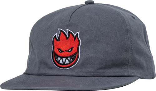 SPITFIRE TEAM BIGHEAD HAT ADJ-CHARCOAL/RED