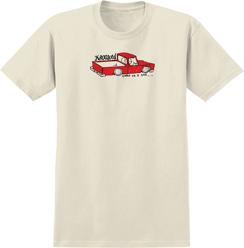 KROOKED DOUBLE OK SS TSHIRT XLARGE CREAM
