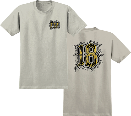 ANTI HERO MEDIEVAL SS TSHIRT MEDIUM HEATHER CREAM