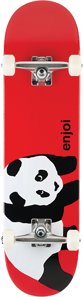 ENJOI PANDA SKATEBOARD COMPLETE-8.0 RED