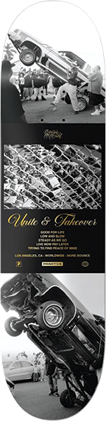 PRIMITIVE BOUNCE SKATEBOARD DECK-8.12 BLACK