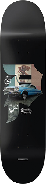 PRIMITIVE DIRTY P PRIDE SKATEBOARD DECK-8.0 BLACK