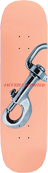 JACUZZI CARABINER JET SKI SKATEBOARD DECK-8.5 PEACH EX7
