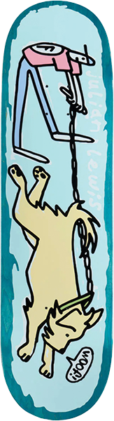 FOUNDATION LEWIS BACK OFF BRO SKATEBOARD DECK-8.63