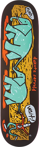 FOUNDATION SERVOLD BACK OFF BRO SKATEBOARD DECK-8.25
