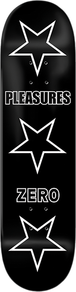 ZERO PLEASURES STARS SKATEBOARD DECK-8.25