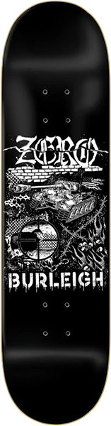 ZERO BURLEIGH BLACK SHEEP SKATEBOARD DECK-8.25 w/ grip