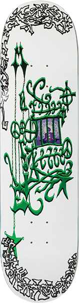 THERE DE COURCY MAGIC HEALING SKATEBOARD DECK-8.25 WHT