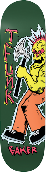 BAKER FUNKHOUSER AXE MAN SKATEBOARD DECK-8.38