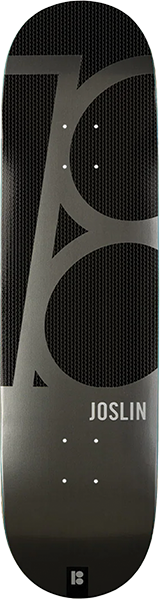 PLAN B JOSLIN ANGLED SKATEBOARD DECK-8.37 w/ grip