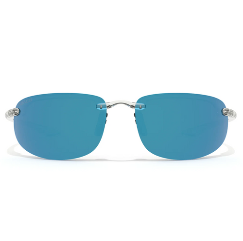 Abaco Outrigger Polarized Sunglasses Crystal Clear Caribbean Blue