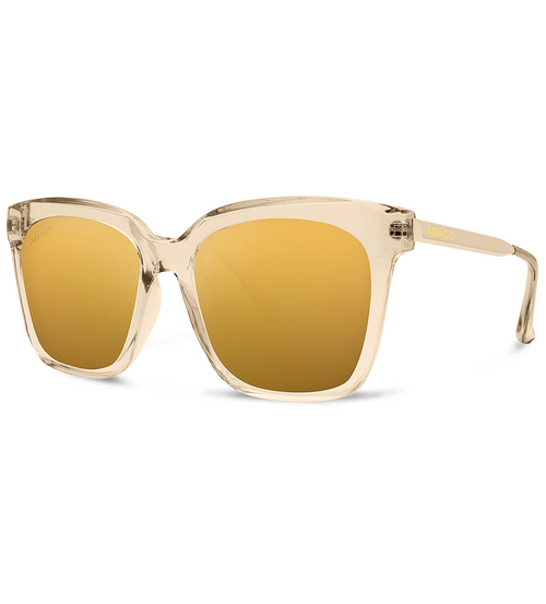 Abaco Zoe Polarized Sunglasses Amber Champagne