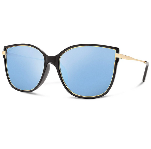 Abaco Ella Polarized Sunglasses Black Carrib Blue