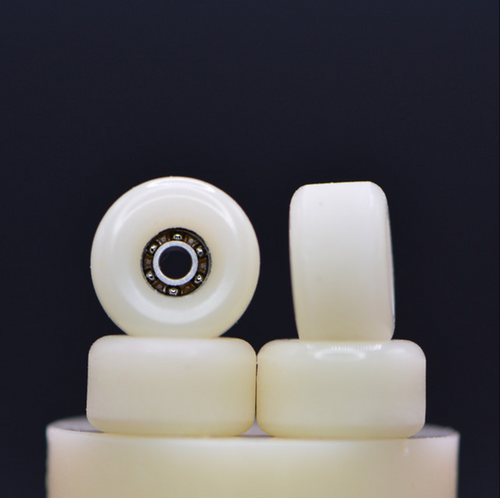 Wysocki Conical Fingerboard Wheels White 8.1mm 60d