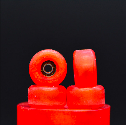 Wysocki Conical Fingerboard Wheels Red 8.1mm 60d