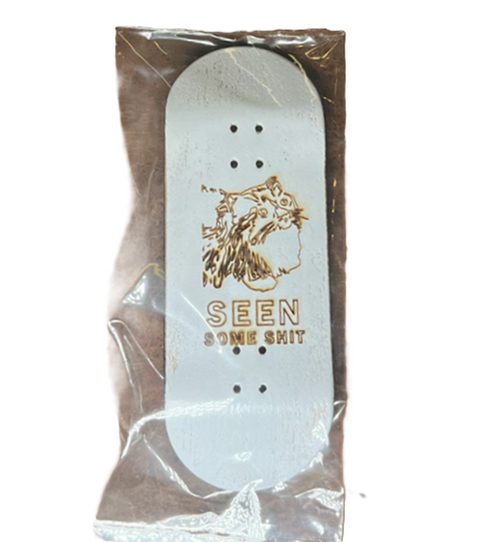 Red Wolf Seen Some Sketch Fingerboard Deck White 34.5 x 94 RSS