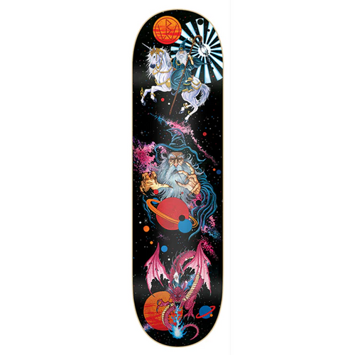 Blood Wizard Arcanis Belt Skateboard Deck Black 8.5 WB 14.5