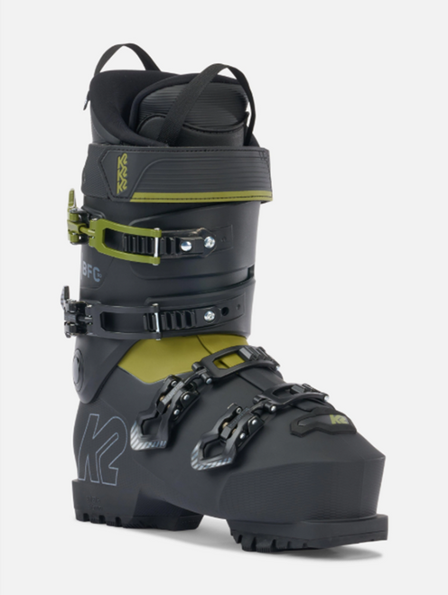 K2 BFC 90 Ski Boots 2026 Black Green 30.5