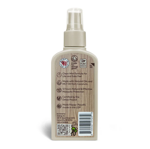 ShuBug Natural Clean Mist Pump Spray Clear 4oz