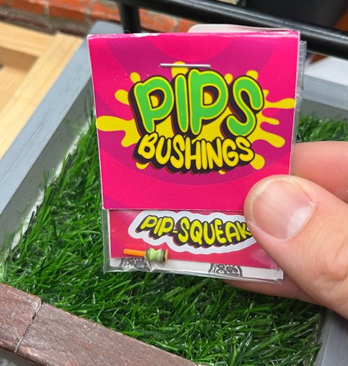 PipSqueak Bushings Skewers Yellow Swirl Medium