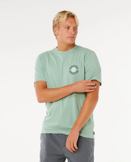 Rip Curl Pacific Rinse Circle Tshirt Aloe