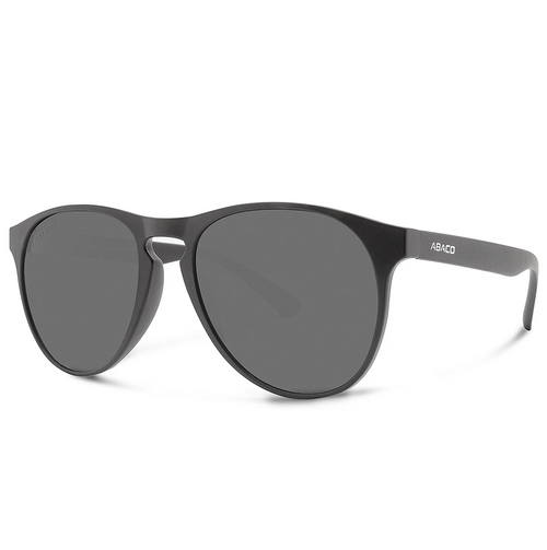 Abaco Logan Polarized Sunglasses Matt Black Grey