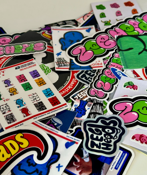 ZEGHEADS Sticker Slap Pack Assorted 100+ count