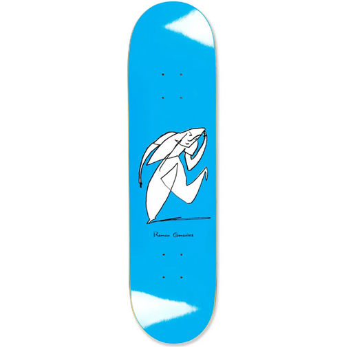 Polar Gonzalez Stay in Motion Skateboard Deck Blue 8.125x14.2WB