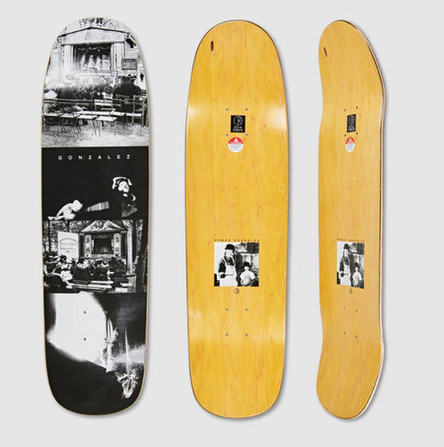 Polar Gonzalez P9 Champs Skateboard Deck Black 8.6x14.5WB