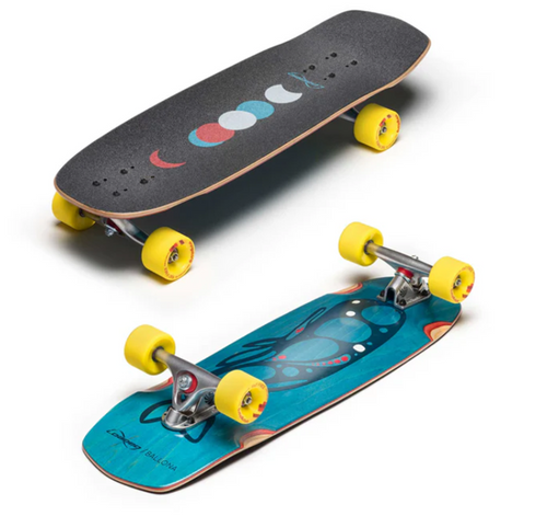 Loaded Ballona Moby Skateboard Complete Blue 9x28