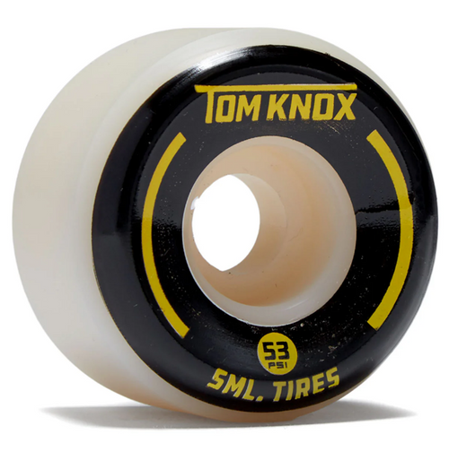 SML Street Tires Knox Wheels Set Natural Black 53mm