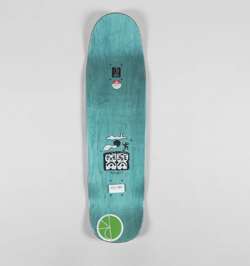 Polar Herrington Serenade Skateboard Deck White Blue 8.62x14.5WB