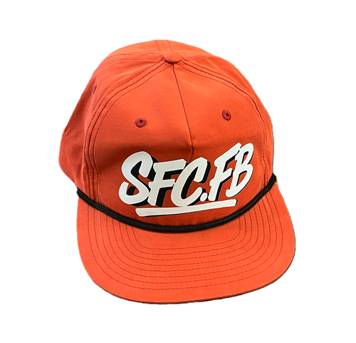Social SFCFB Rope Hats Burnt Orange Snapback