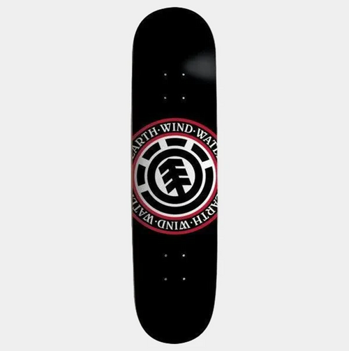 Element Elemental Seal Skateboard Deck Black 8.38