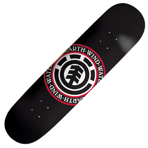 Element Elemental Seal Skateboard Deck Black 8.38