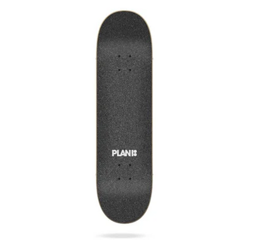Plan B Texture Skateboard Deck White Grey 8.25x14.2WB