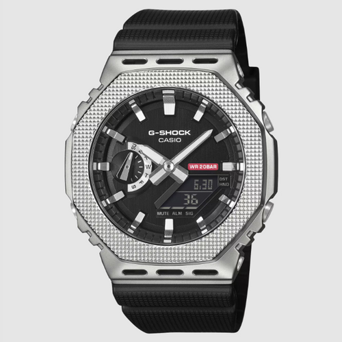 GSHOCK GM2100M-1A Watch Silver Black