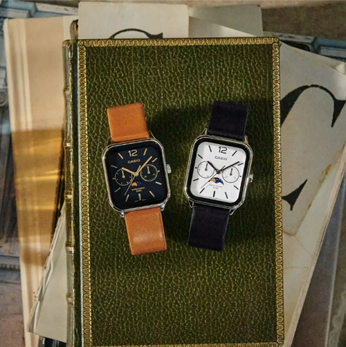 CASIO MTPM305LC-1A Watch Brown Silver