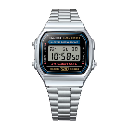 CASIO A168WA-1Q Watch Silver